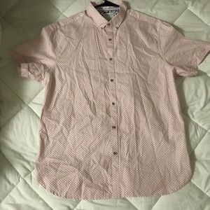 Denim & flower shirt XL